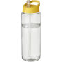 H2O Active® Vibe 850 ml sportfles met tuitdeksel - Transparant/Geel