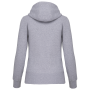 Damessweater met rits en capuchon Oxford Grey XS