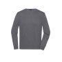Men's Round-Neck Pullover grey-heather S