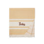 VINGA Tolo terry hamam handdoek, geel, gebroken wit