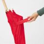 Automatische paraplu LIPSI met fiberglas baleinen rood