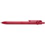 Fidget balpen van gerecycled plastic (zwarte inkt) - Rood