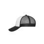 6 Panel Mesh Cap white/black one size