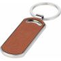 Gerecycled lederen sleutelhanger Jill bruin