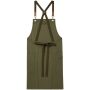 Clip 'n' Clasp Cross Back Bib Apron, Olive Green, ONE, Premier Clip 'n' Clasp Cross Back Bib Apron, Olive Green, ONE, Premier