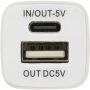 WS102 2200/2600 mAh powerbank - Wit - 2600mAh