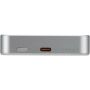 Avis 10.000 mAh RCS powerbank van gerecycled aluminium met magnetische aansluiting - Zilver