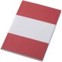 Novella Austen A6 recycled soft cover notebook - 50 sheets - Red