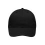 6 Panel Workwear Cap - STRONG - black