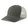 RAPPER COTTON-S, GREY MELANGE / WHITE, One size, ATLANTIS HEADWEAR