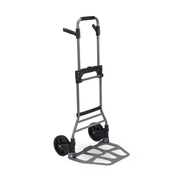 Packaway Professionele Steekwagen 130KG Opvouwbare Transportkar voor verhuizen en dozen Zwart