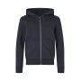 Hoodie | organic | zip | children - Navy, 4/6