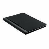 PROFILE4 - A4 portfolio met notitieblok - Zwart