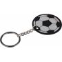 Recyclede roestvrijstalen voetbal sleutelhanger Ciro zwart