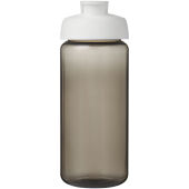 H2O Active® Octave Tritan™ 600 ml sportfles met klapdeksel - Houtskool/Wit