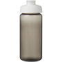 H2O Active® Octave Tritan™ 600 ml sportfles met klapdeksel - Charcoal/Wit