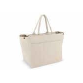 Katoen Tote met rits OEKO-TEX® 39 x 24 x 34cm 320g/m²