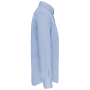 Heren stretch overhemd lange mouwen Light Blue XS