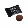 Individueel verpakt koekje in bedrukte folie, Zwart, Chocolade