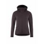 Adv Explore Power Fleece Hood Jkt W Dk Plum XS