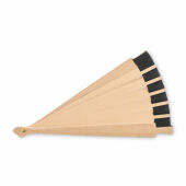 WOODFAN - Houten handwaaier - Zwart WOODFAN - Houten handwaaier - Zwart