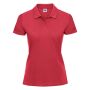 RUS Ladies Classic Cotton Polo, Classic Red, XL