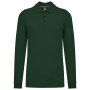 Polo lange mouwen Forest Green S