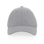 Milo AWARE™ recycled heather 6 paneel cap 200gr, grijs