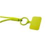 Tubyard lanyard telefoonhouder met elastische buis - Geel