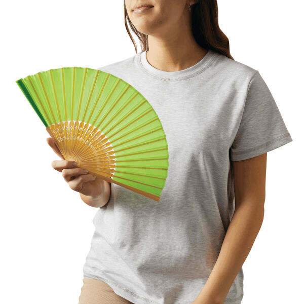 BAMBOO COOL - Opvouwbare waaier groen BAMBOO COOL - Opvouwbare waaier groen