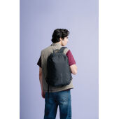 Bobby Soft, anti-diefstal rugzak, zwart, groen