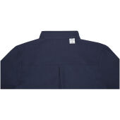Pollux herenoverhemd met lange mouwen - Marineblauw - 3XL