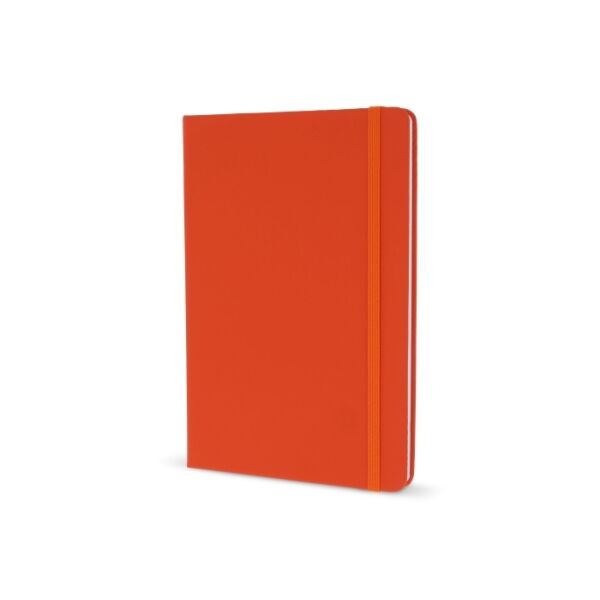 A5-notitieboek van PU met FSC-pagina's - Oranje