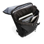 17” outdoor laptop rugtas, zwart