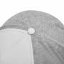 5-panel baseballcap UP TO DATE grijs, wit