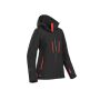 W'S PATROL SOFTSHELL, BLACK / BRIGHT RED, L, STORMTECH