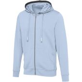 Arora 300 g/m² unisex hoodie met ritssluiting - Mistblauw - S