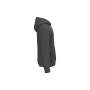 Ecologische uniseks sweater met capuchon Volcano Grey Heather L