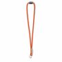 Polyester koord-keycord met bamboe plaatje