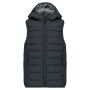 Bodywarmer met capuchon kids Marl Dark Grey 12-14 year