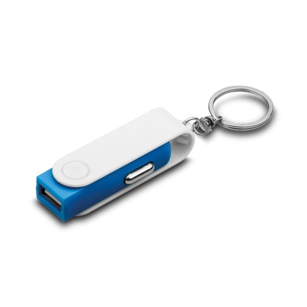 11094. Keyring with car charger