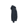 Ecologische uniseks sweater met rits en sherpavoering Navy Blue XS