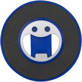 Ain magnetische telefoonstandaard van gerecycled plastic met flesopener - Koningsblauw Ain magnetische telefoonstandaard van gerecycled plastic met flesopener - Koningsblauw