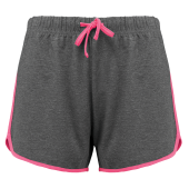 Grey Heather / Fluo Pink