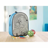 BACKSKETCHY - Kinderrugtasje 600D - Turquoise