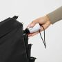 Stormvaste, automatisch te openen- en sluiten pocketparaplu STREETLIFE wit, zwart