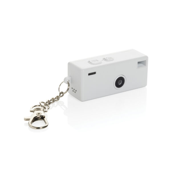Cliq it RCS gerecyclede plastic sleutelhangercamera, wit Cliq it RCS gerecyclede plastic sleutelhangercamera, wit