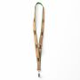 Zeefdruk lanyard van kurk en polyester Zeefdruk lanyard van kurk en polyester
