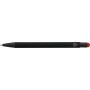 Aluminium rubberen balpen Formentera rood