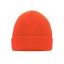 Knitted Cap bright orange one size